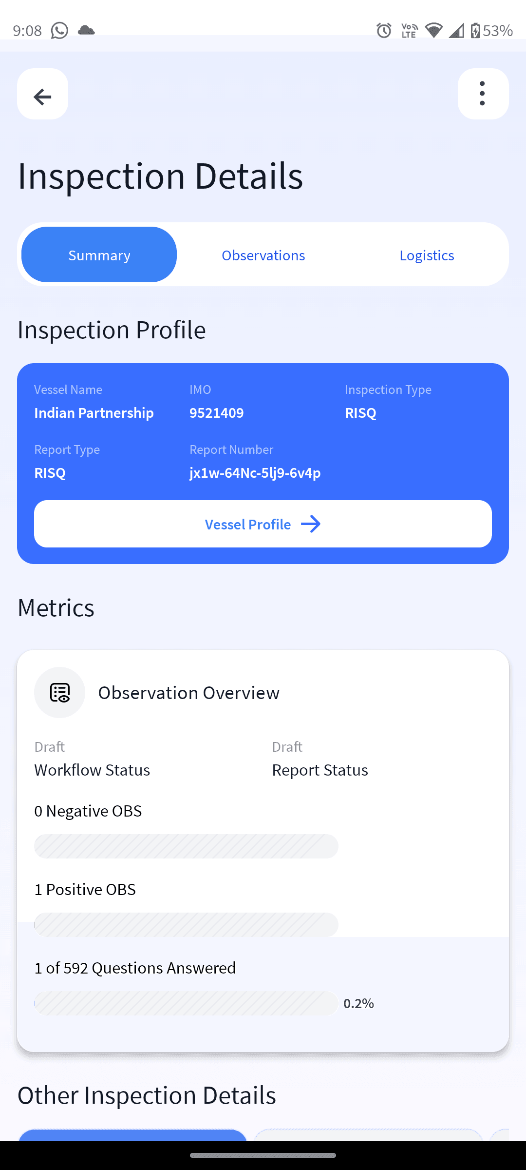 Ocean Inspect - Screen 6