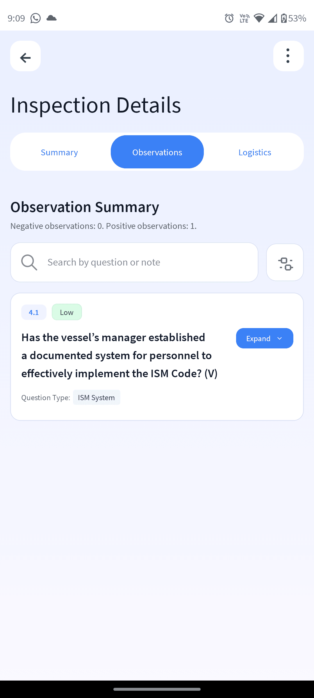 Ocean Inspect - Screen 7