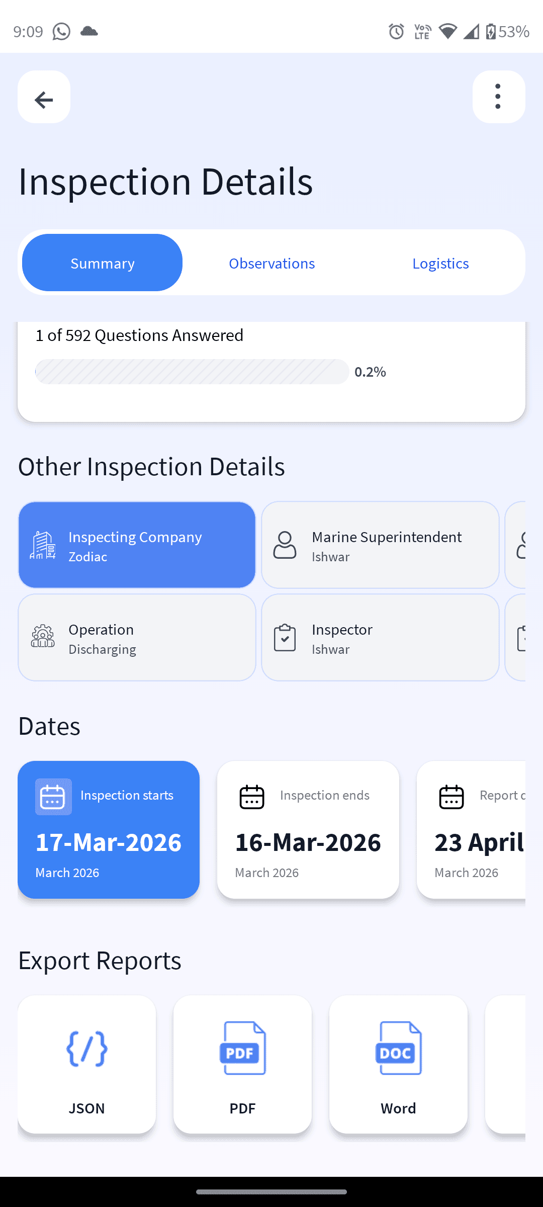 Ocean Inspect - Screen 9